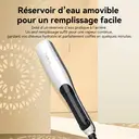 Sunluxy KD880 Peigne lissant vapeur, Hydratation par pulvérisation, Coiffage en un seul peigne, Chauffage PTC uniforme, Soin capillaire, Réservoir d'eau à vapeur, Verrouillage de l'hydratation et effet anti-frisottis, Fer à lisser coiffage rapide maison image 6