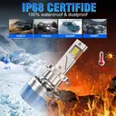 ENdureLite LED 9005/HB3 Lot de 2 ampoules LED 6000 K blanc froid, taille 1:1 avec ventilateur de refroidissement, Plug & Play image 8