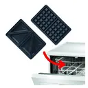 Tefal SW342D38 machine à gaufres, sandwiches et paninis, avec revêtement antiadhésif et thermostat réglable image 3