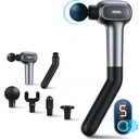 Arboleaf CM40F-Dual Length Extended Handle Massage Gun, Easy Reach to Back, 6 Intensity Levels, Long Battery Life, Brushless Motor Silent Massage image 8