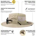 TOP-EX Casquette gavroche en lin 100 % pour homme, intérieur en coton, taille M/L - Beige image 4