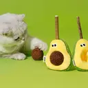ZEZE Avocado Silvervine Ball Cat Toy, Natural Catnip Chew Play Toy image 3
