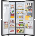 LG GSXE90EVAD Seite‑an‑Seite‑Kühlschrank mit Wasserspender, Total No Frost, InstaView, 91,3 cm breit, schwarz [Energieeffizienzklasse D] image 3