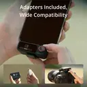 DJI Mic 2 (1 TX + 1 RX) Wireless Microphone with Intelligent Noise Cancelling, 32-bit Float Recording, Optimised Sound & 250m Range for iPhone, Android, Camera, Vlogs image 5