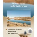 MAGCUBIC Mini Projector 4K 1080P Support With WiFi 6 & BT 5.4 290ANSI Brightness, Auto Keystone, 180 Degree Rotation, Portable Projector For Home Theater & Outdoor Movies HY300Pro image 5