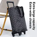 SNSP Chariot à tige de traction léger et portable - Pliable - Noir image 3