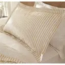 Yard Fitted Sheet Hebden Stripe 100% Cotton Honey Yellow Single image 2