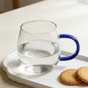 Ju7cer Tasse en verre 300 ml - Bleu image 2