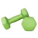 SONGMICSHOME  Haltère de fitnesse, en vinyle, haltères hexagonaux pour entraînement à domicile, fitness, vert image 1