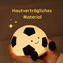 VIVREAL Fußball LED-Nachtlicht A032 – Wiederaufladbar, 3-stufig dimmbar, Typ-C-Ladung, Weiches Silikon, ABS & PP image 4