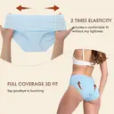 BAMBOO COOL Womens Briefs Underwear Lady Breathable Knickers with Mid Waist Color Group D M (5 Pack) image 3