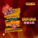 Snekku Tam Tam Prawn Crackers - Chilli Crab Flavor 80g image 1