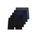 Resteröds Gunnar Lot de 5 boxers 100 % coton, couleurs assorties - Taille M image 0
