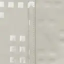 Deconovo Blackout Silver Foil Print Small Check Pair Curtains with 6 White Grommets, 2 Pieces, W97 cm x L114 cm, Light Beige image 4