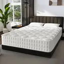 GTIMEX Matelas, Matelas à ressorts 7 zones, 140 x 190 cm, 22 cm de haut, H3, Matelas orthopédique, Avec drap-housse, Matière respirante, Pour enfants et adultes image 0
