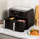 Haden Dual Basket Air Fryer - 9.5L, 2400W, Preheat And 12 Preset Cooking Functions, Sync Finish And Match Cook Technology, Healthy & Oil-Free image 1