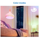 Philips Smart Light Bulb LED Candle Frosted Screw E14 Full Colour & Warm/Cool Spectrum 40W 2pcs image 4