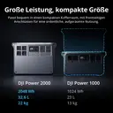 DJI Power 2000 tragbare powerstation, 2048 Wh, 3000 W solargenerator, LiFePO4-batterie, kompaktgröße, in 45 minuten von 0 % auf 80 % aufgeladen, notstromaggregat für zuhause, camping/wohnmobil/notstromversorgung image 8