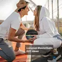 High-quality Rubber Basketball（29.5"） Size7# Black/Gold image 4