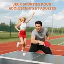 SPORTNOW Set de raquettes de ping-pong, set de tennis de table 4 raquettes + 8 balles + 1 sac, pour amateurs, débutants, experts image 1