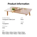 ochama Nappe de protection transparente en PVC, épaisseur 2 mm - 90 x 180 cm image 7