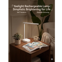Yeelight Jasmine – Wiederaufladbare, drehbare und kabellose Schreibtischlampe – Tragbare Nachttischlampe mit Touch-Bedienung und USB-C-Ladeanschluss (Typ C) image 0