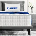 GTIMEX 7-Zonen-Taschenfederkernmatratze mit Spannbettlaken, 160 x 200 cm, 22 cm hoch, H3, atmungsaktiv, Rückenstütze, orthopädisch image 8