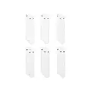 NIKE Chaussettes de Survêtement à Semelle Amortissante Lot de 6 Blanc image 2