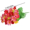 4pcs 11.02in/28cm
Artificial Daisy Mums Flowers Outdoor Plants Fake Silk Flowers No Fade Greenery Shrubs Home Wedding Office Garden Porch Décor(Rose Red) image 5