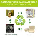 Ruibamboo disposable bamboo fiber bento box 36oz
50pack image 5