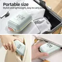 GAONLY Pilulier de voyage avec 7 compartiments et couvercle hermétique en matériau sans BPA - Vert image 5