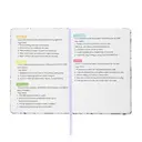 JUBILUU Carnet ligné A5 à couverture rigide en tissu floral 96 pages - Lavender Flight image 7