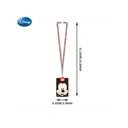 1pc Disney Mickey Mouse Lanyard Card Holder Officially Licensed Cute Polka Dot Hello Themed Movies Anime Peripheral Character ID Case Accessory Gift image 1