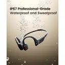 Mojawa Purra Run Bone Conduction Sport Headphones, Open-Ear Bluetooth Headphones with Mic, IP67 Waterproof, Deep Bass, Voice Control, Secure Fit for Running, Cycling, and Workouts (Black) image 3