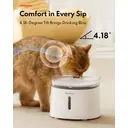 homerunPET Wireless Pump Dog Water Fountain WF20, 2L, Wireless Pump Design, Ultra-Quiet Operation (<20 dB), cat water fountain, indoor, kitty spout, cat water bowl, cat stuff, cat water dispenser image 6