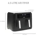 Haden Dual Basket Air Fryer - 9.5L, 2400W, Preheat And 12 Preset Cooking Functions, Sync Finish And Match Cook Technology, Healthy & Oil-Free image 5