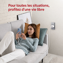 Dpower J8267 20W PD - 2 Ports USB-C/USB-A avec Câbles Lightning et USB-C, Compact, Compatible iPhone, iPad, Samsung, Blanc, Garantie 2 Ans image 4