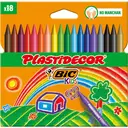 Bic 18 crayons de couleur étui Plastidecor image 1