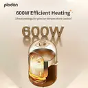 Plodon One Touch Rice Cooker with Steamer, 2.3L Non-stick Electric Cooking Pot Hot Pot, Auto Keep Warm, Multifunctional Cooker for Soup, Oatmeal , Rice, Noodles （with Rice Spoon and Measuring Cup) image 3