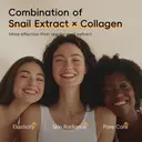 Quiyum Kit de soins visage au collagène d'escargot coréen (5 pièces) - Nettoyant visage 100 g, tonique 100 ml, crème visage 50 g, avec serviette ourson, peigne de massage facial, cadeau Fête des Mères image 8