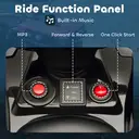 AIYAPLAY 6V Electric Ride on Car, Kids ATV 4 Wheeler with Music and LED Headlights, Indoor Outdoor Toy Car Pink image 6