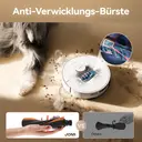 JONR T5 Pro Wisch- und Saugroboter mit All-in-One-Basisstation, 8150 Pa Saugkraft, Heißlufttrocknung, Laser-Navigation, Hinderniserkennung, verwicklungsgeschützte image 2