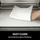 Caso Design MG 25 Ecostyle Ceramic Microwave Oven with Grill – Silver， 25 Litre Capacity， 900W Microwave， 1000W Grill， Turntable Free Ceramic Base， 03329 image 6