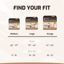 SUNKISS Women Incontinence Underwear, Daytime Disposable Postpartum Adult Panties, Protective Pull Ups with Maximum Absorbency, XLarge, Beige, 16 Count image 5