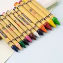 M&G Crayons de Cire Triangulaires, 12 Couleurs, Crayons Prétaillés Non Toxiques, Crayons de Coloriage pour Enfants, Fournitures Scolaires, Cadeau pour Enfants de 3 Ans et Plus image 3