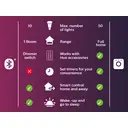 Philips Hue White & Color Ambiance 800 Smart LED Spotlight - B22, Triple Pack image 5