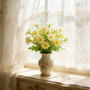 Yuejia 4Pcs 12.6in/32cmArtificial Chrysanthemum Flowers Fake Bouquet Without Vase for Office Family Party Home Wedding Decorations,High-end Artificial Flowers Faux Floral Daisy Bouquet Pack for Decor(yellow) image 5