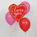 Unique I Love You Heart Balloon, 45cm image 2