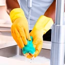 Marigold Kitchen Gloves, Large (2 Pack) image 1