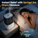 Luxaid 4.5L Cool and Warm Mist Humidifier for Home, Top-Fill Water Tank, Touch Control, 360° Mist Nozzle, Aromatherapy for Bedroom image 4